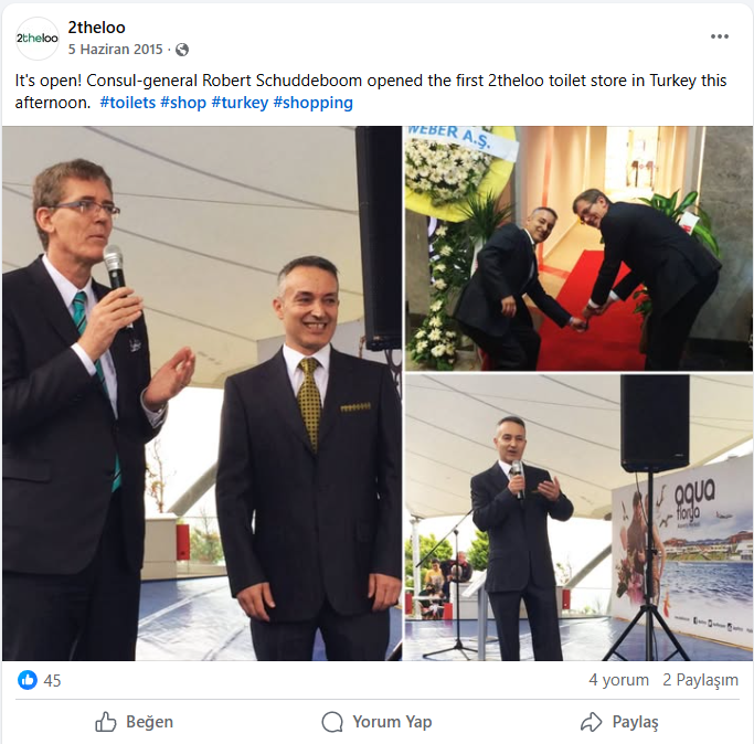 2theloo, Türkiye’de İlk Mağazasını Açtı